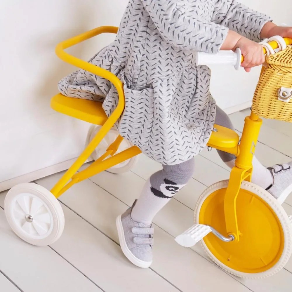 Detská trojkolka žltá