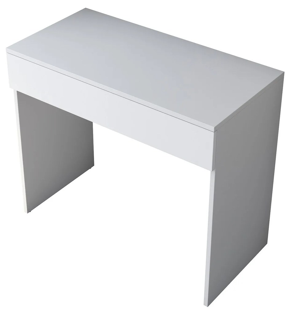 Minimalistický toaletní stolek Alisson bílý