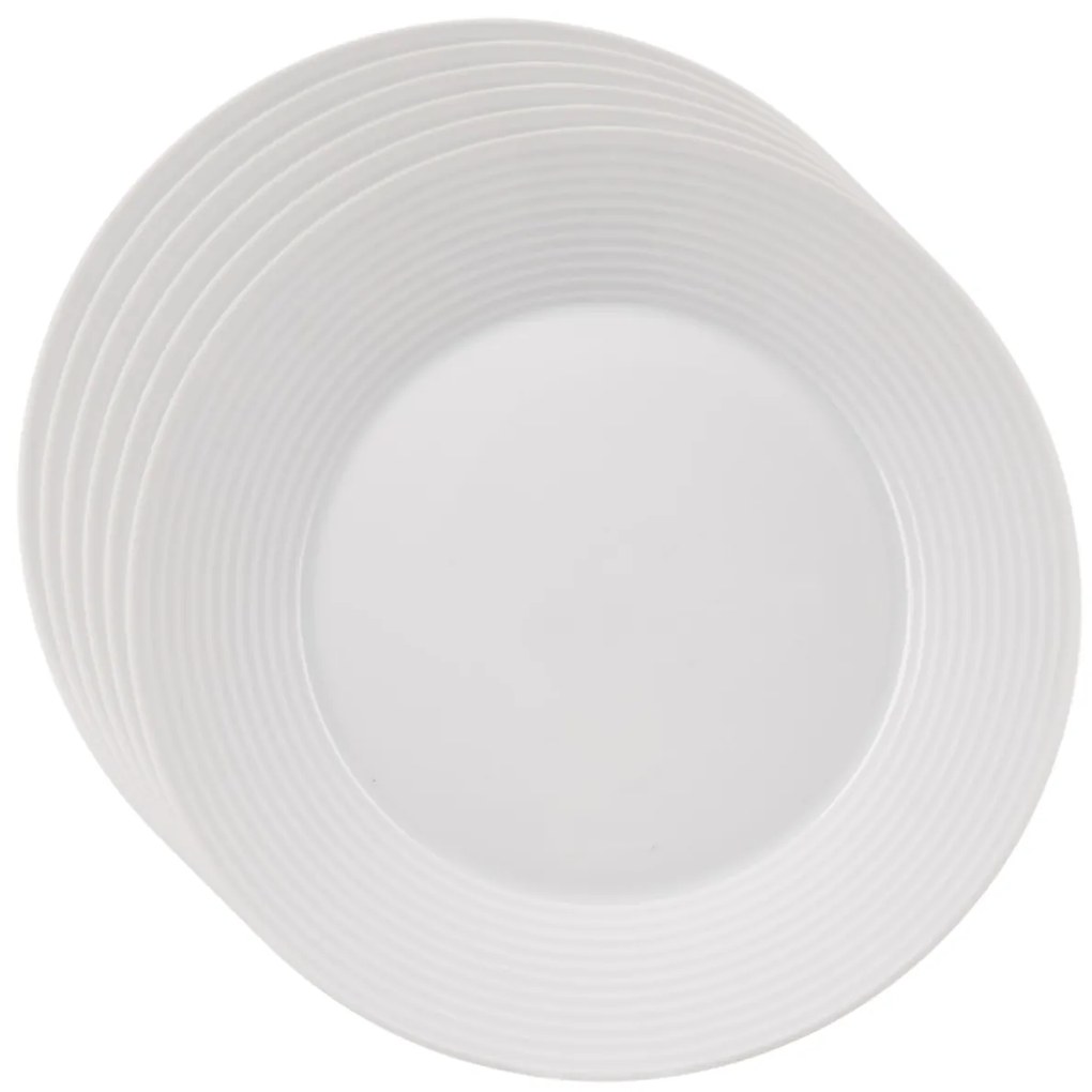 Orion Sada porcelánových dezertných tanierov Monaline 6 ks, 19 cm