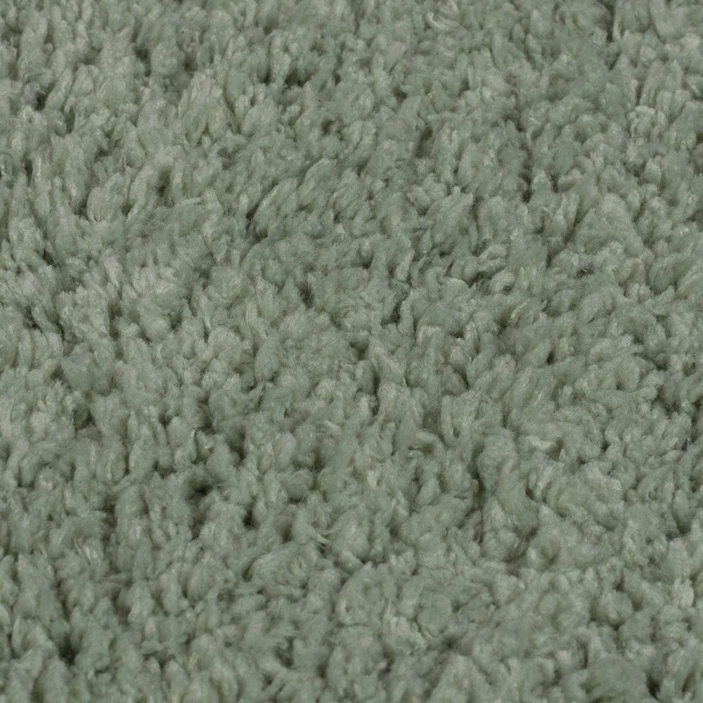 Zelený umývateľný koberec z recyklovaných vlákien 160x230 cm Fluffy – Flair Rugs