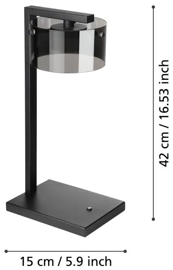 Eglo 39877 - LED Stmievateľná stolná lampa COPILLOS 1xLED/7,2W/230V