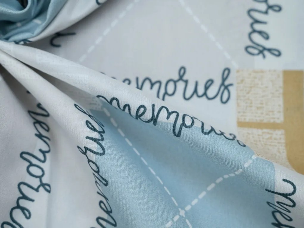 Obliečky z mikrovlákna GALDAR modré Rozmer obliečky: 70 x 80 cm | 140 x 200 cm