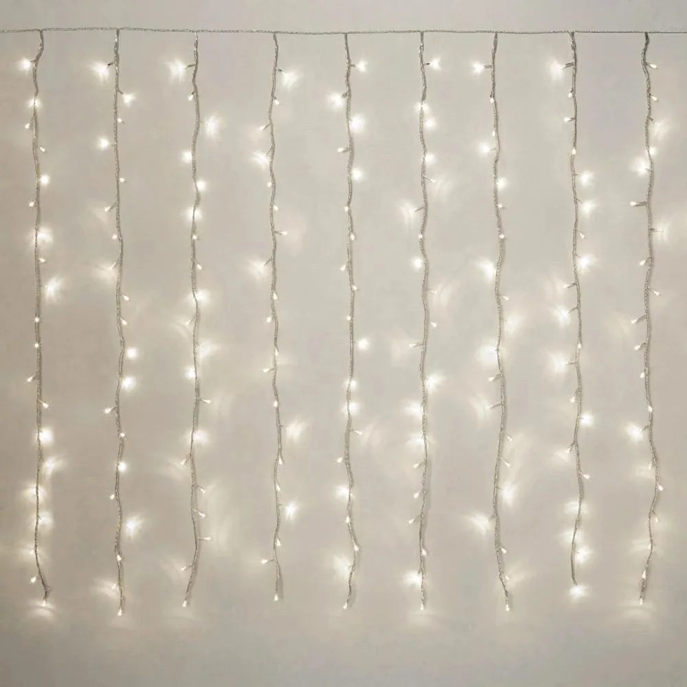 Tutumi Tutumi, LED záves 300 diód 3x3m GL2001, teplé biele svetlo, CHR-00316