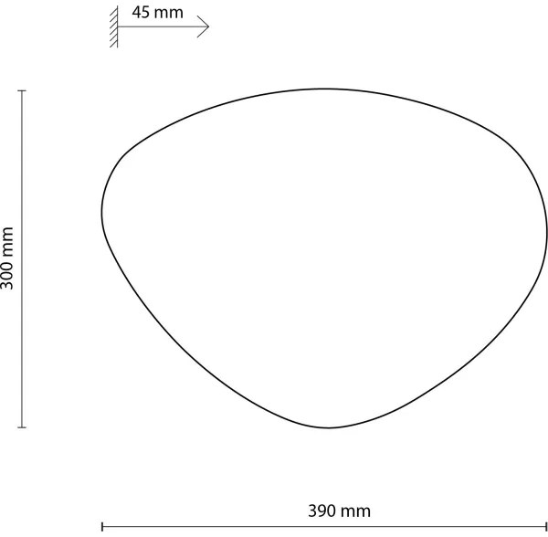 Nástenné svietidlo STONE 2xG9/8W/230V 30x39 cm čierna