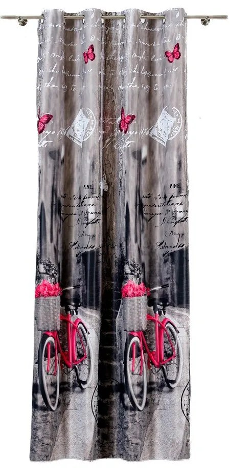 Sivý záves 140x245 cm Mercato – Mendola Fabrics