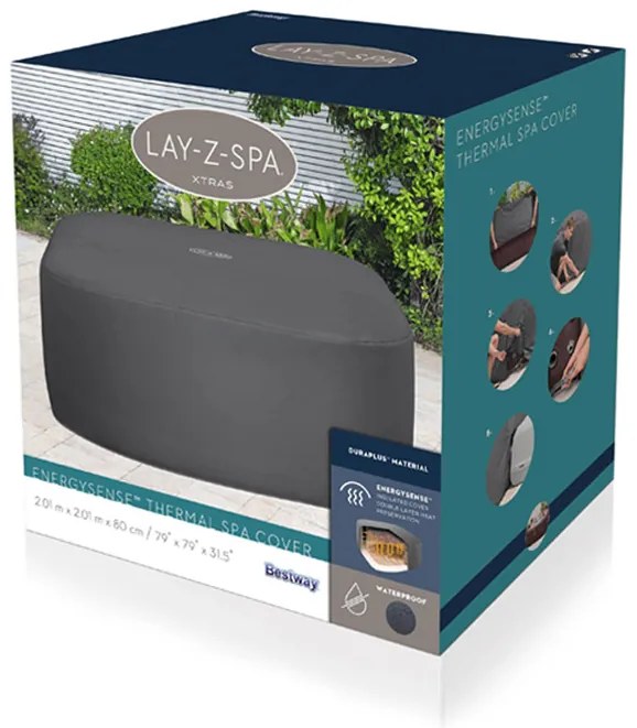 Bestway termokryt ENERGYSENSE pre Lay-Z-Spa 201 cm 60332