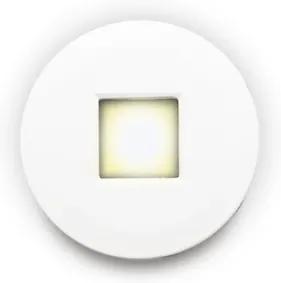DOT SQUARE | zapustená dizajnová bodovka IP65 Farba: Biela