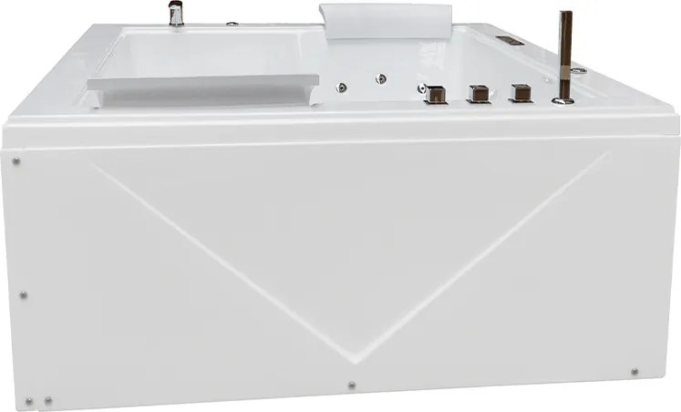 BPS-koupelny Hydromasážna vaňa DIABLO 666 II 180x150 s ohrevom vody