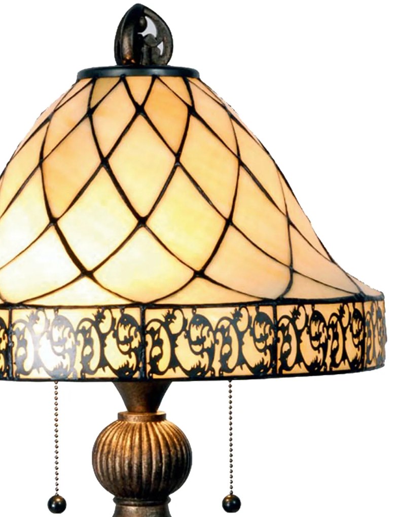 Nočná lampa Tiffany ORNAMENT Ø36*62