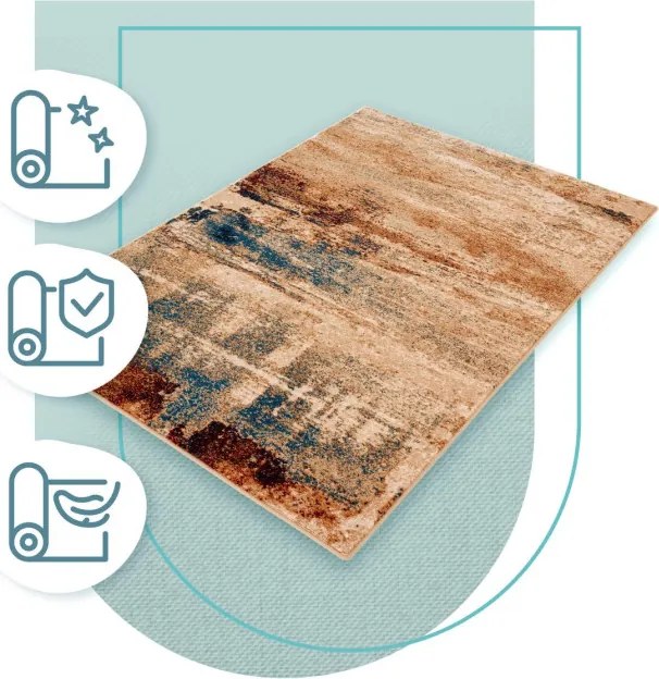 Koberec Agnella Isfahan Abrio tmavobéžový