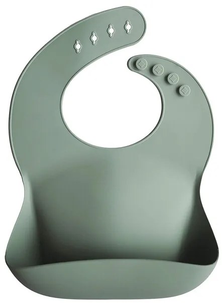 Mushie Silikónový podbradník: Cambridge Blue