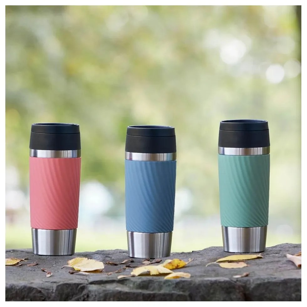 Svetlomodrý cestovný hrnček 360 ml – Tefal