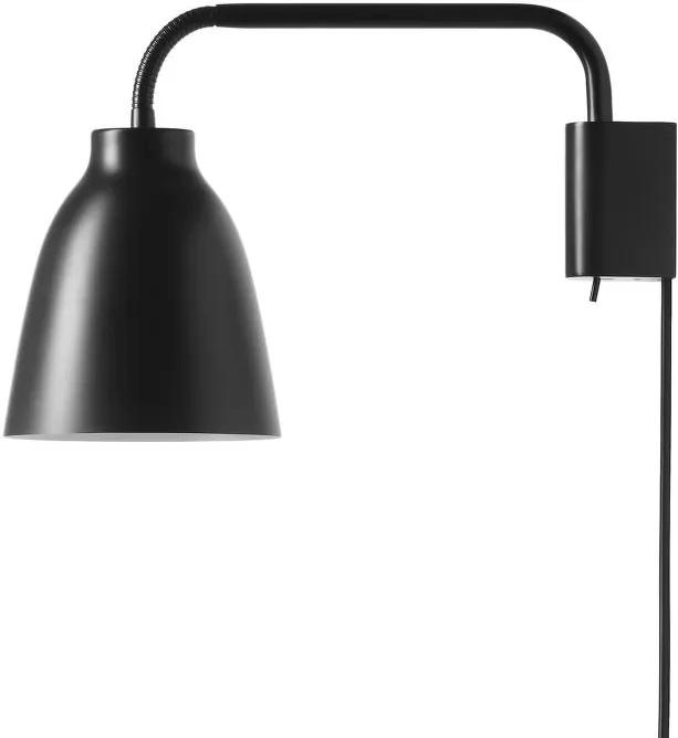 Fritz Hansen Nástenná lampa Caravaggio, matt black 23041308