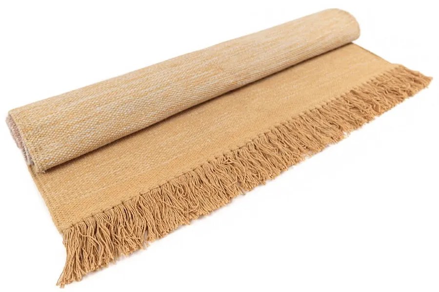 Oranžovo-ružový umývateľný koberec 100x150 cm Kirthy - Nattiot