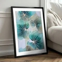 Plagát na stenu s EXTRA efektom - Floral Symphony