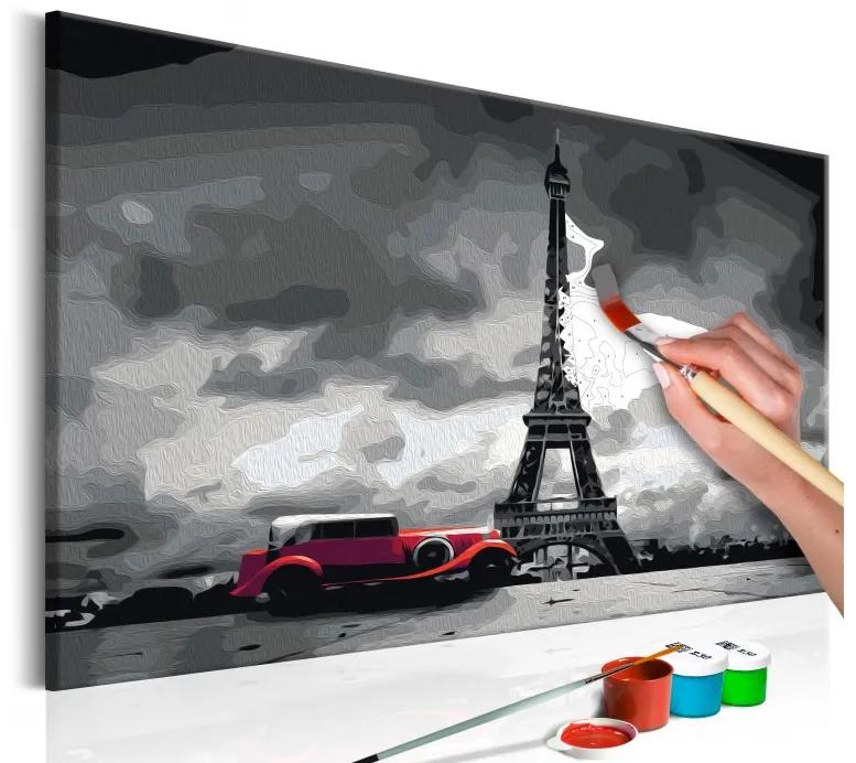Obraz - maľovaný podľa čísel Paris (Red Limousine)