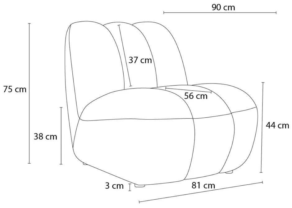 Zelené kreslo z textílie buklé Janissaire – Bobochic Paris