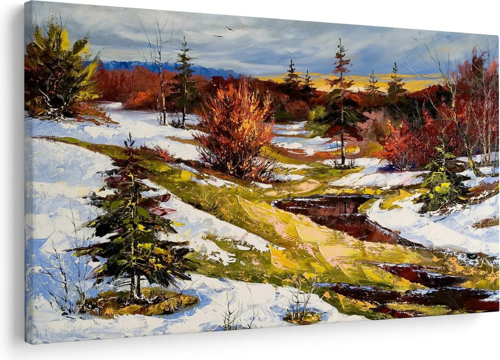 Obraz - Príchod jari (90x60 cm)