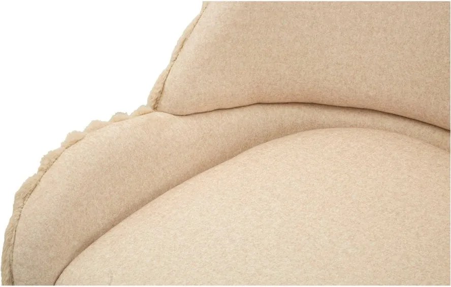 Krémové čalúnené jedálenské kreslá v súprave 2 ks s podrúčkami Stockholm – Mauro Ferretti