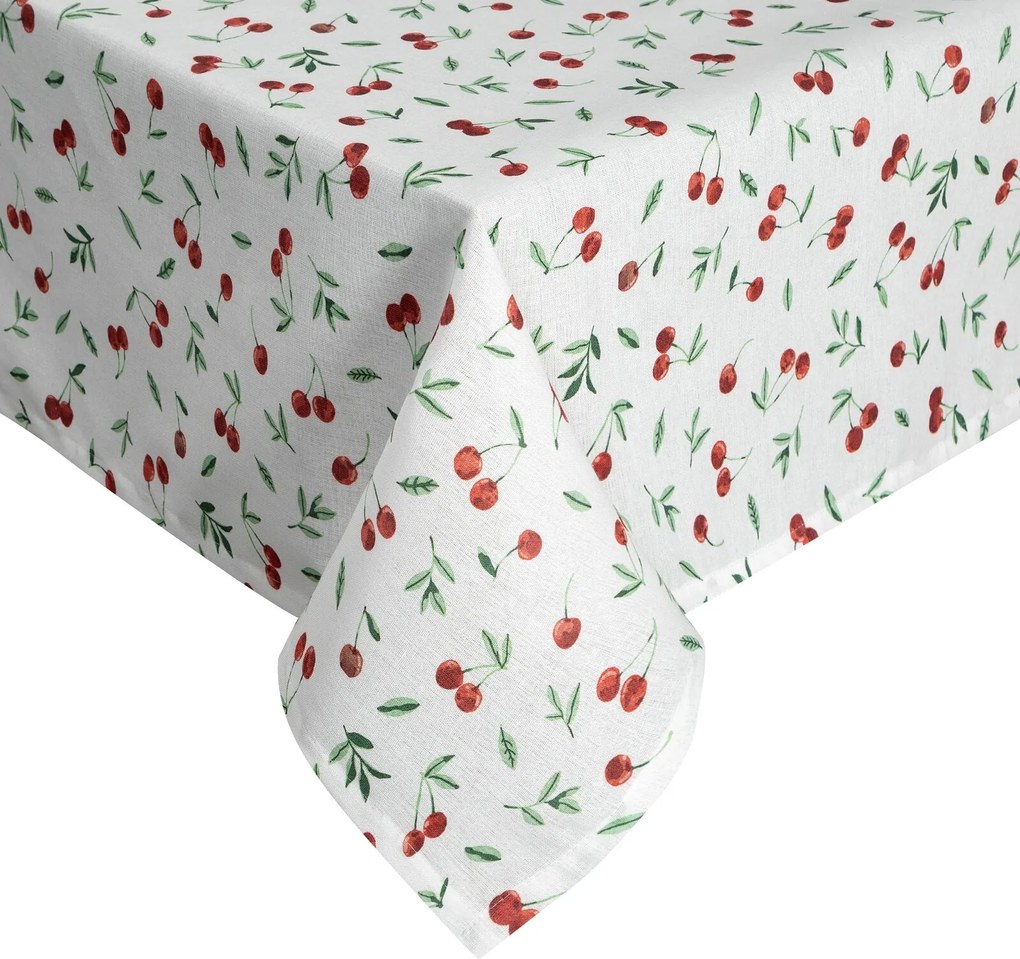 OBRUS CHERRY 220X140 CM VZOROVANÝ