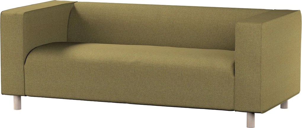 Poťah na sedačku Klippan (pre 2 osoby) farba produktu zelená látka zapletaná