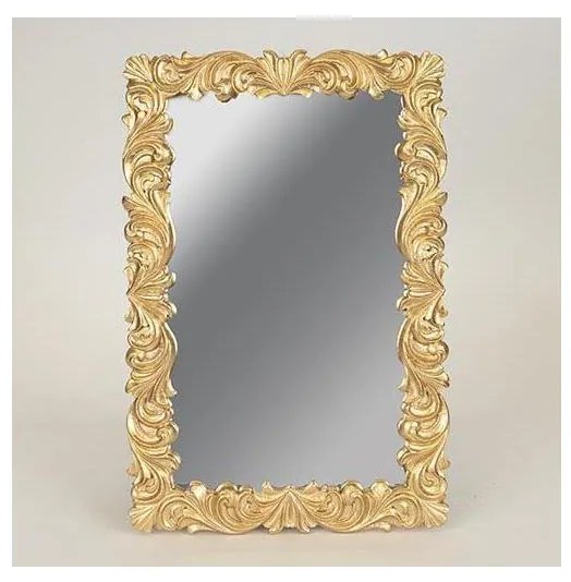 Nástenné zrkadlo 31,3x21 cm zlatá