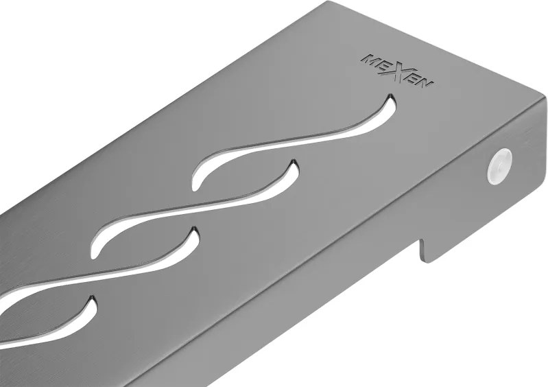 Mexen Flat M18 krytka žľabu 70 cm, brúsený grafit, 1E23070