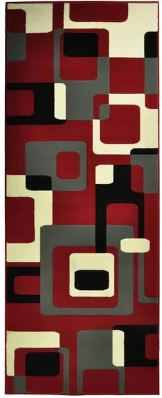 Červený koberec Hanse Home Hamla Retro, 120 × 170 cm