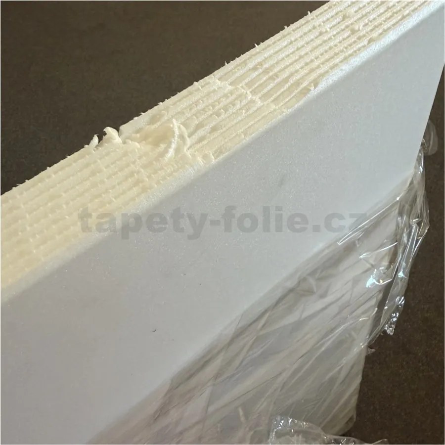 3D panel 4814, cena za kus, 2. akosť, rozmer 100 cm x 50 cm, HLADKÝ biely, IMPOL TRADE