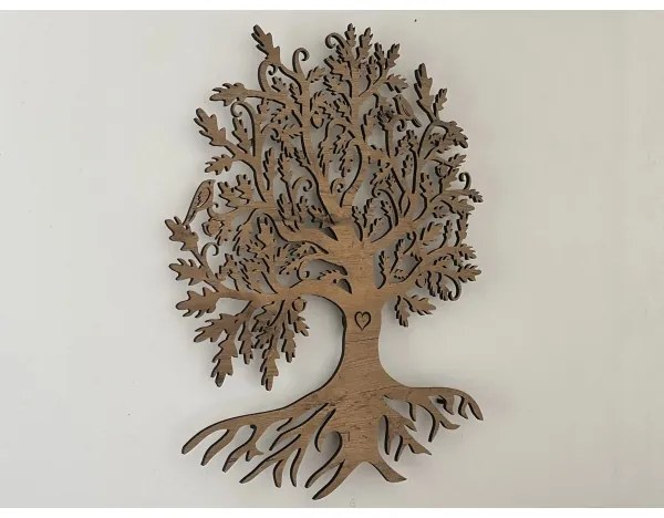 Li-Go 5739/DUB2 - LED Stmievateľná nástenná dekorácia LED/10W/230V 68x80 cm dub