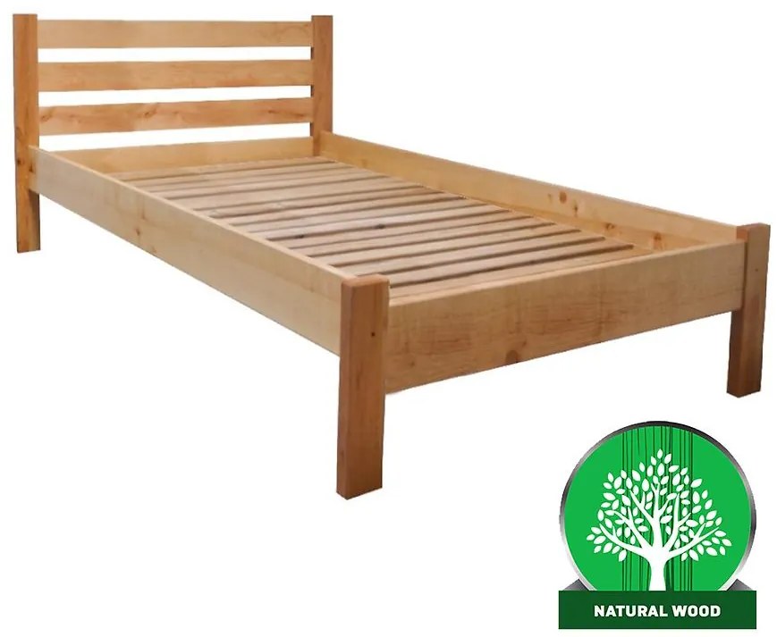 Posteľ Ewa 90 dreva jelša nature