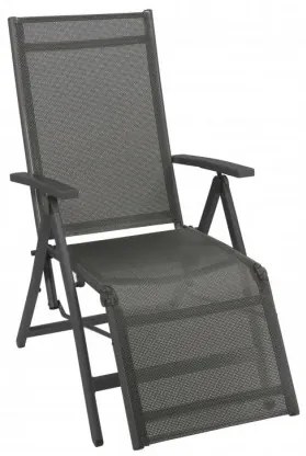 Doppler ACTIVE sivé - záhradné relaxačné polohovacie kreslo