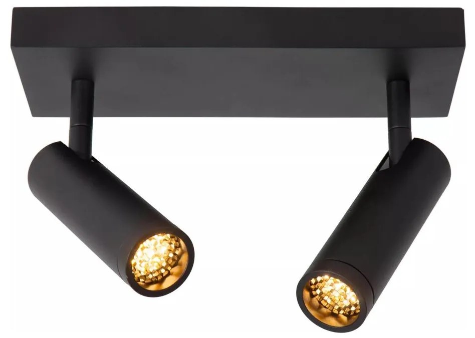 Lucide 22974/02/30 - Bodové svietidlo GRADO 2xGU10/8W/230V čierne