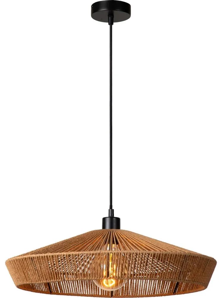 Lucide 10413/50/72 - Luster na lanku YUNKAI 1xE27/60W/230V pr. 50 cm hnedá