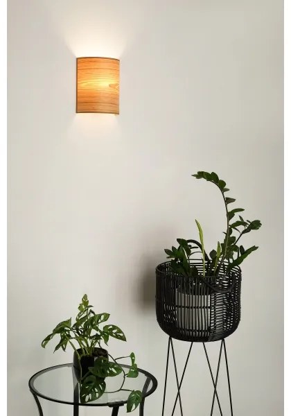 Brilagi - Nástenné svietidlo SEMI 1xE27/15W/230V pr. 20 cm hnedá