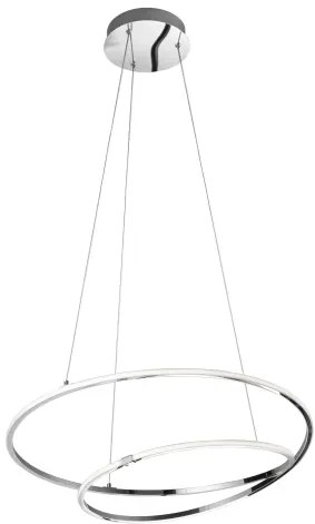 LED luster Viareggio 56 Chrome