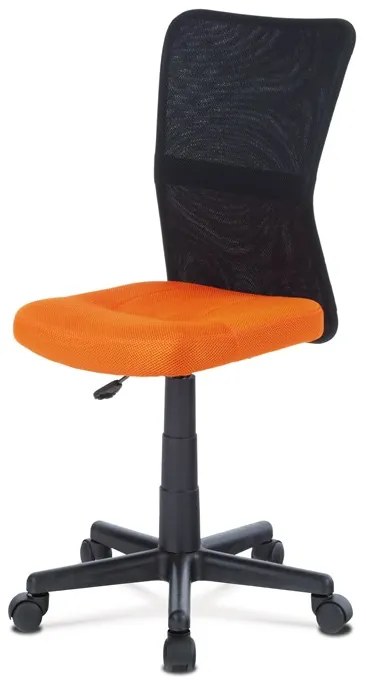 BONTEC Detská stolička, výškovo nastaviteľná, šedá sieťovina, KA-2325 GREY Farba: Oranžová
