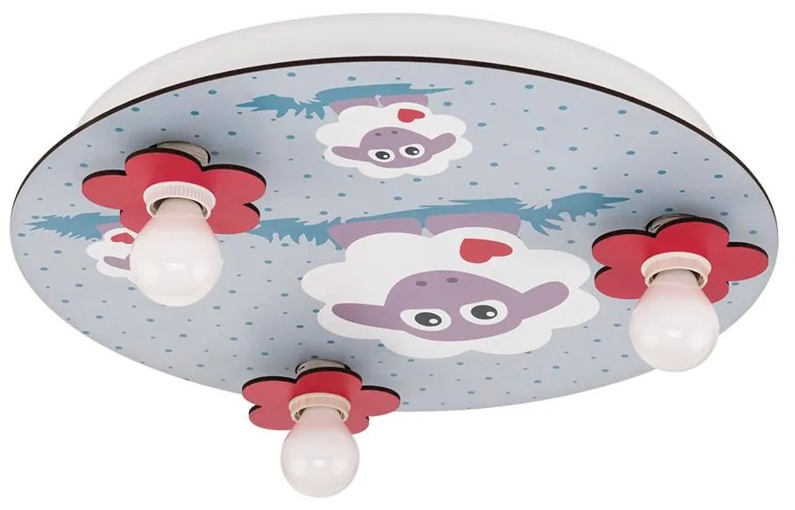 Eglo 97705 - Detské stropné svietidlo LALELU 3xE14/40W/230V