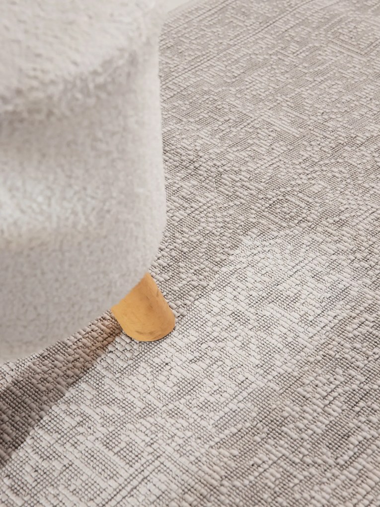 NORTHRUGS, Behúň Duet Kona 106249 White/Gray - na von aj na doma, 80x250, šedá, chodba / predsieň