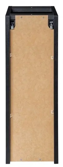 Umývadlová skrinka Nova Black D2 81-20-1D čierna