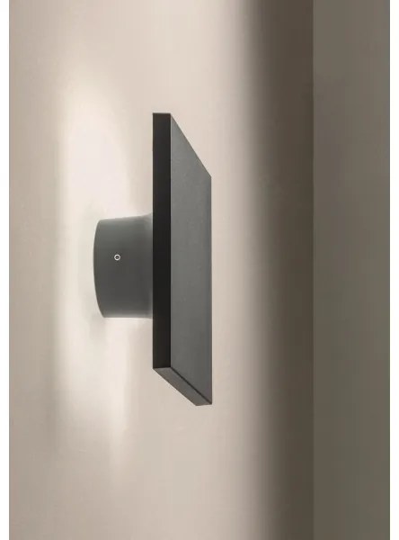 Redo 90371 - LED vonkajšie nástenné svietidlo AURA LED/8W/230V 3000K IP65 antracit