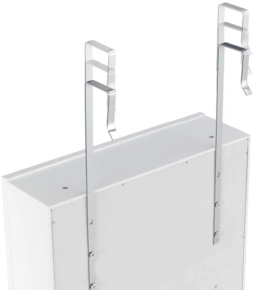 Nástenný zrkadlový držiak na šperky s osvetlením