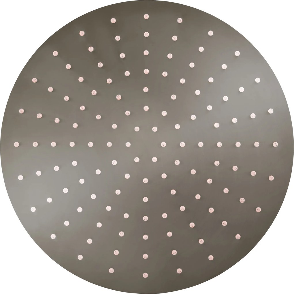 Slezák - RAV Hlavová sprcha okrúhla kovová ø 30 cm so 4-otvorovými tryskami - KS0001/4MGL, Metal Grey lesk