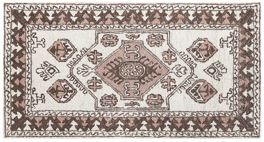 Vlnený koberec 80 x 150 cm viacfarebný TOMARZA Beliani