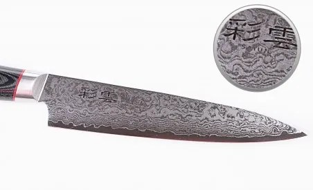 nůž Petty 90 mm Kanetsugu PRO-M Saiun VG-10 Damascus