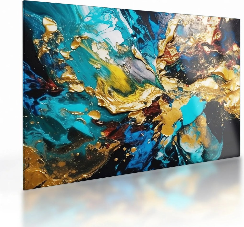 Sklenený obraz - Textúrovaná olejomaľba (70x50 cm)