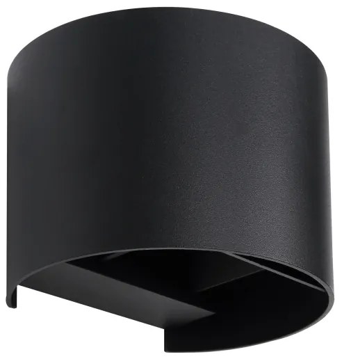 Globo 34168RB - LED Vonkajšie nástenné svietidlo VERONIKA 2xLED/3W/230V IP44 čierna