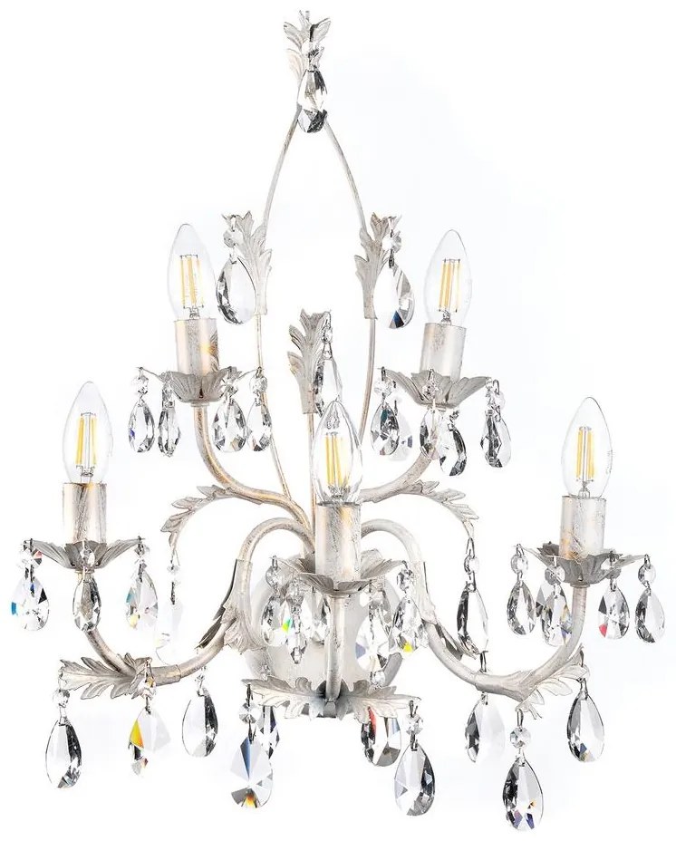 ONLI - Nástenné svietidlo TERESA 5xE14/6W/230V biela