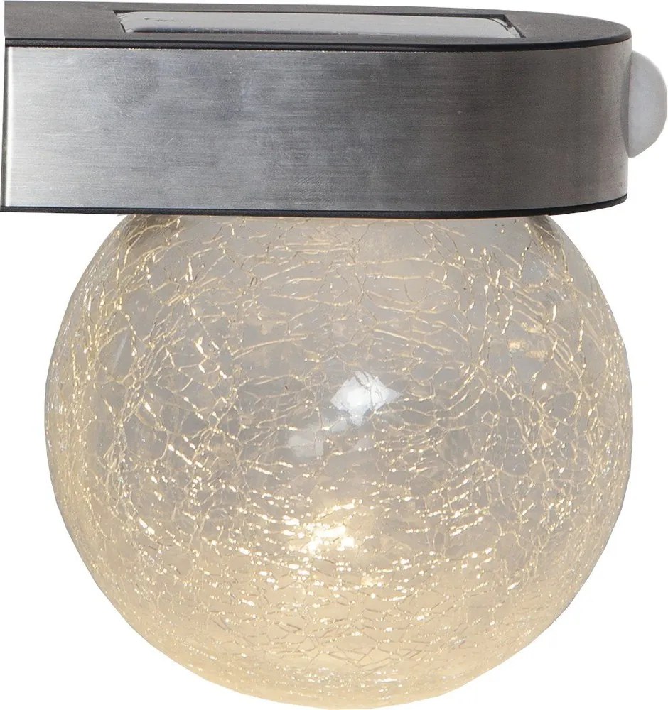 Vonkajšie nástenné solárne LED svietidlo Star Trading Glory, výška 14,5 cm