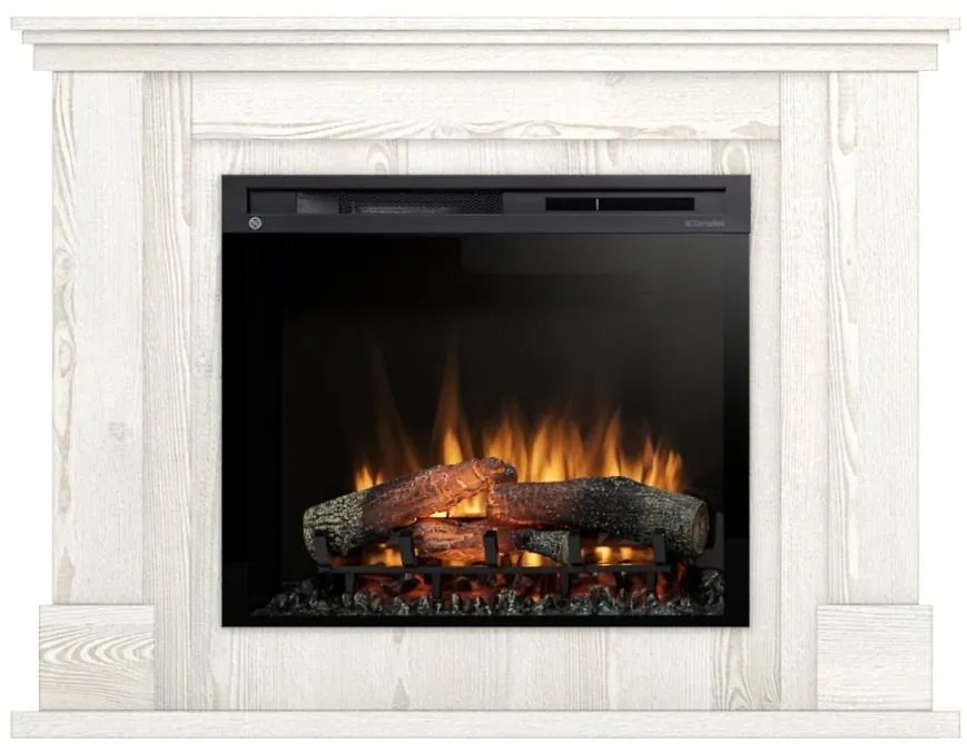 Elektrický krb Luena 28 borovica biela